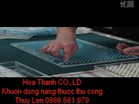 khuôn làm viên con nhộng thủ công, khuôn viên nang thủ công, khuôn vô viên nang