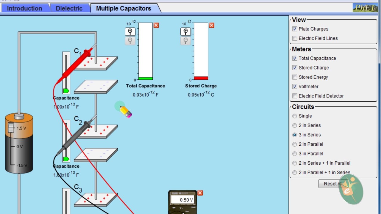 PHY10 04Electrostics Part 9 Capacitor In Series
