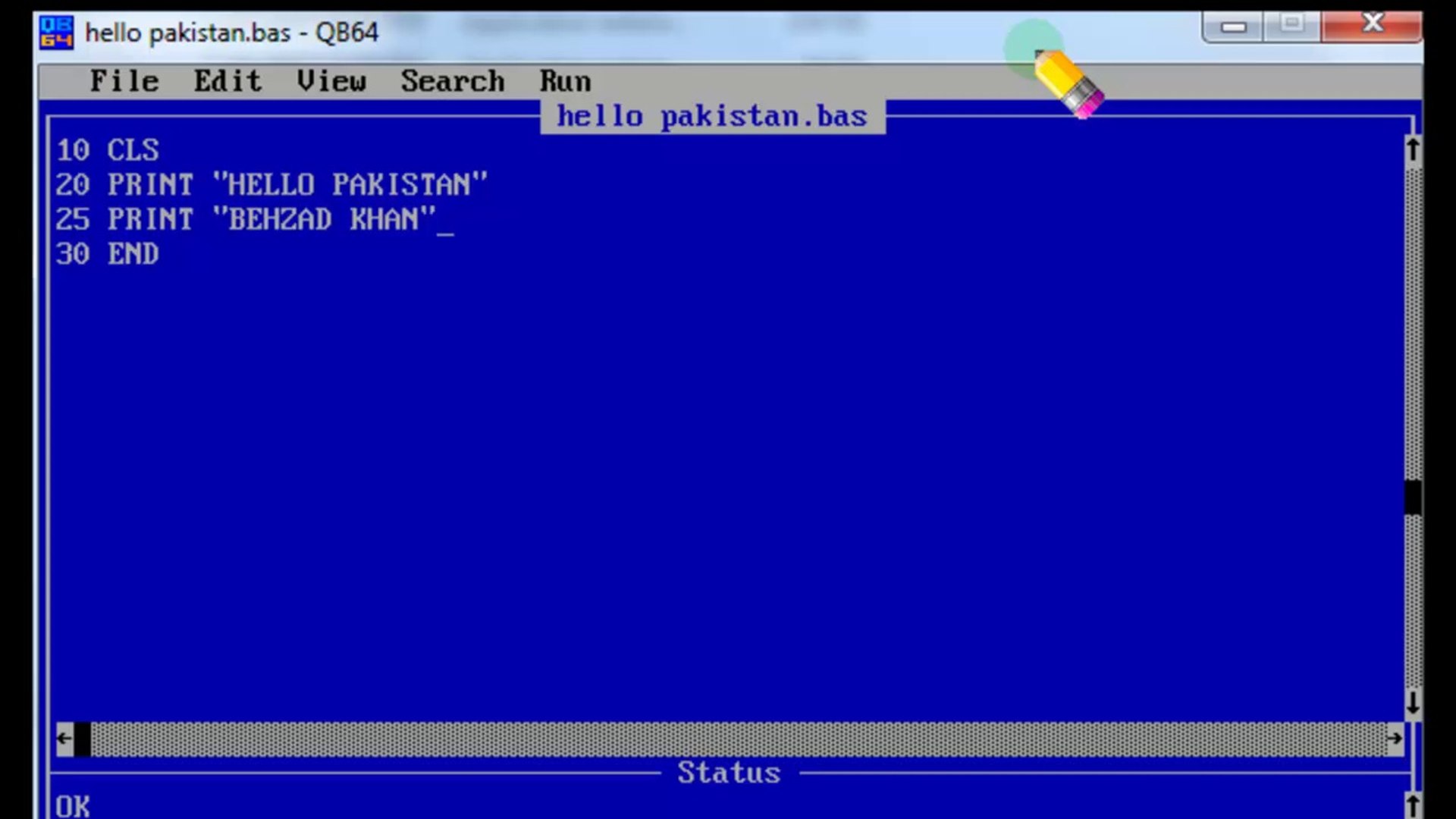 Cs10 Introduction To Gwbasic Video Dailymotion