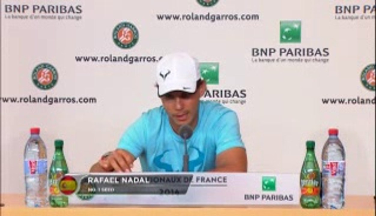 Rafael Nadal Press conference (in Spanish) / SF  RG 2014