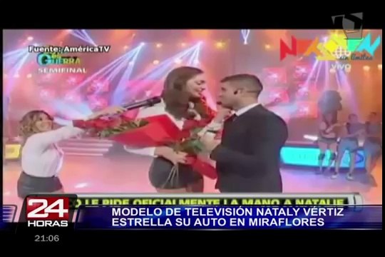 Natalie Vértiz: propietarios de edificio afectado por accidente asentaron denuncia