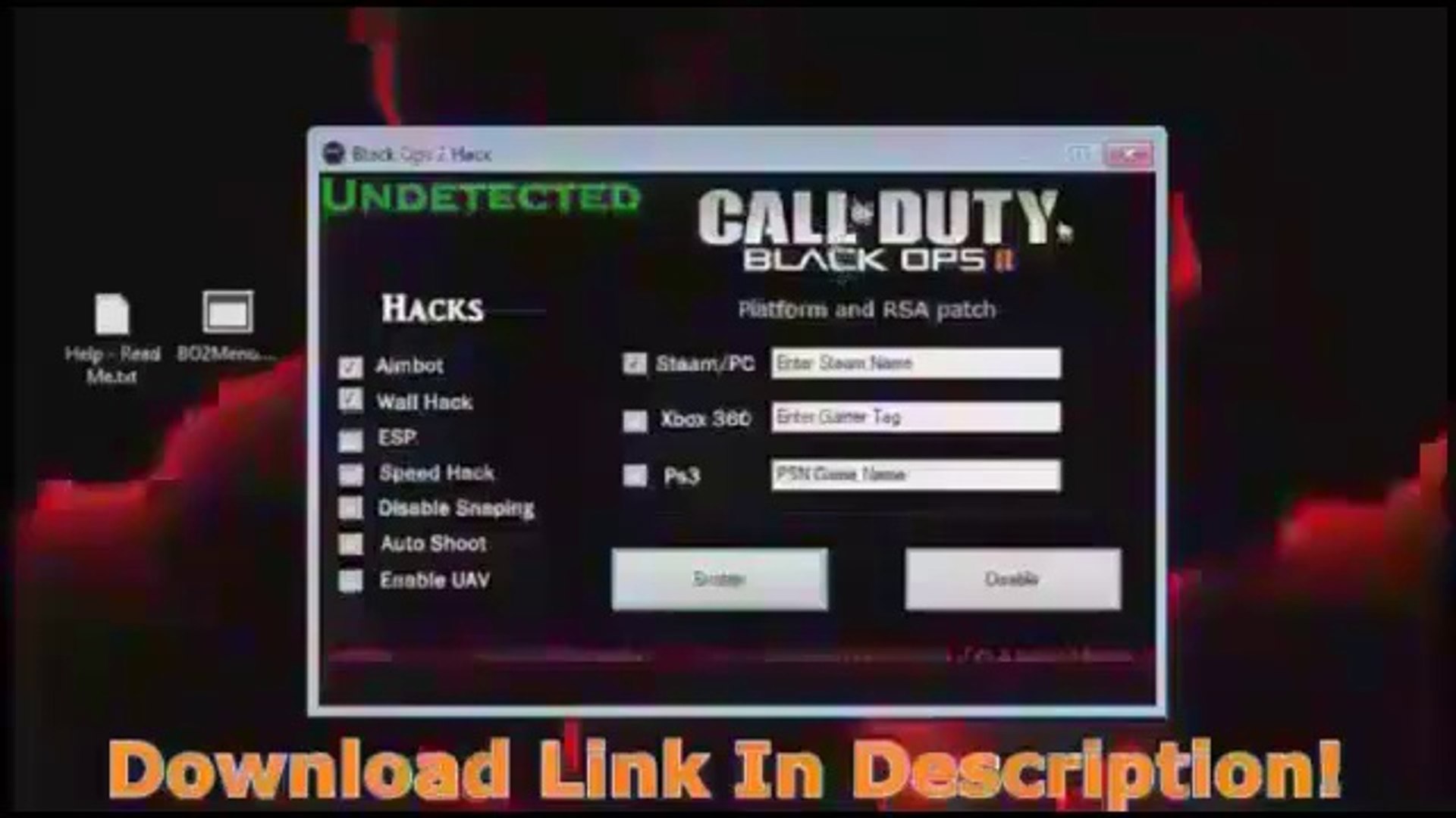 â˜…FREEâ˜… Call Of Duty: Black Ops 2 Hacks: Hack Menu Injector v7.1 (HUGE HACK  PACKAGE) - 