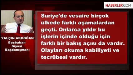 Akdoğan: Öcalan Süreci Daha Doğru Okuyor