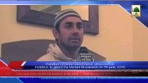 News 2 June - Pakistani Cricketer Saeed Ajmal presented an invitation to attend the Madani Muzakra (1)