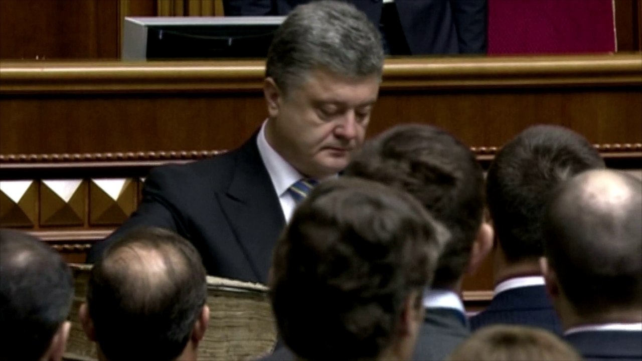 Petro Porochenko officiellement président de l'Ukraine
