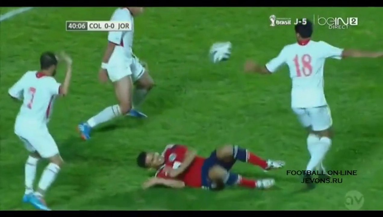 Colombia vs Jordan 3-0 ~ All Goals & Highlights [06/06/2014]