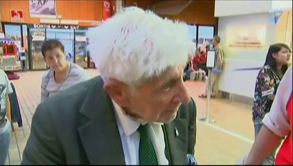 Commémorations du débarquement : le vétéran fugueur se dit prêt à recommencer l'an prochain