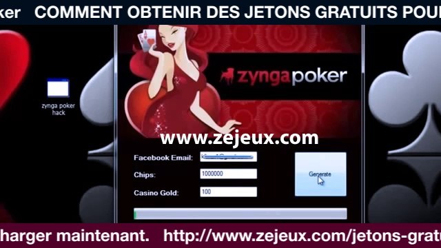 Jetons Gratuits pour Zynga Poker