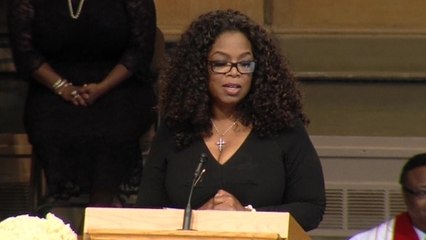 Words of deep respect at Maya Angelou's memorial