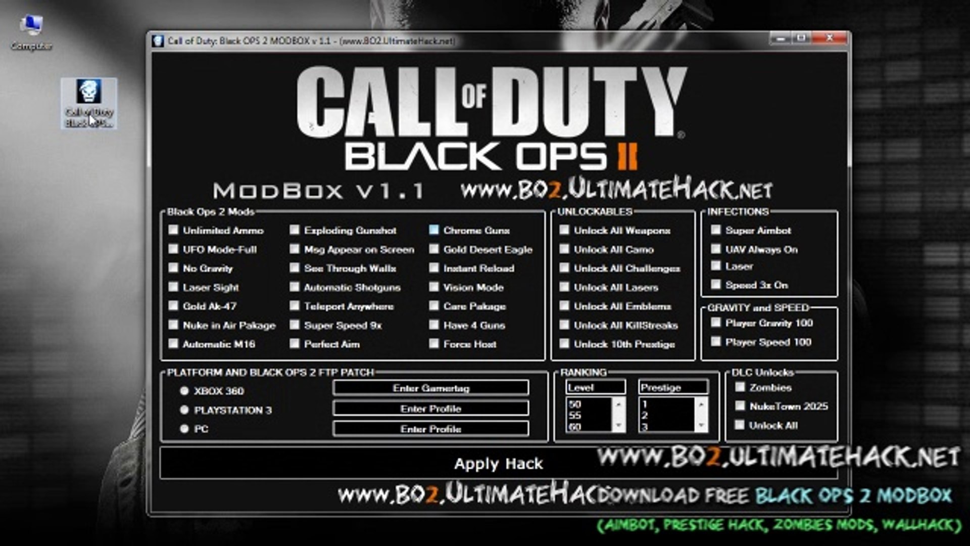 Black Ops 2 Prestige Hack Xbox 360 Kills Level Up