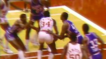 Hakeem Olajuwon Scores 23 Points vs. Kansas City Kings