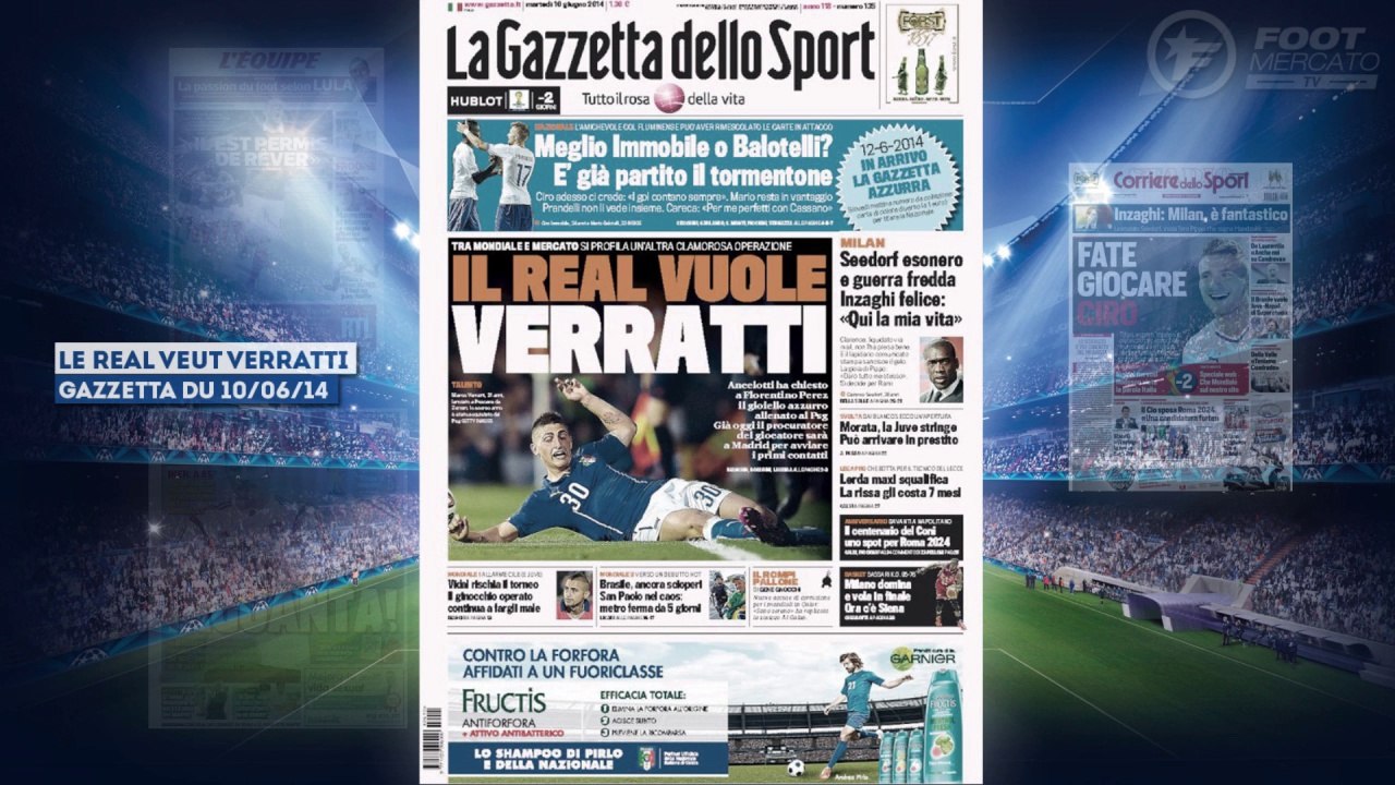 Le Real Madrid fonce sur Verratti, Naples prêt à jouer un mauvais tour au PSG