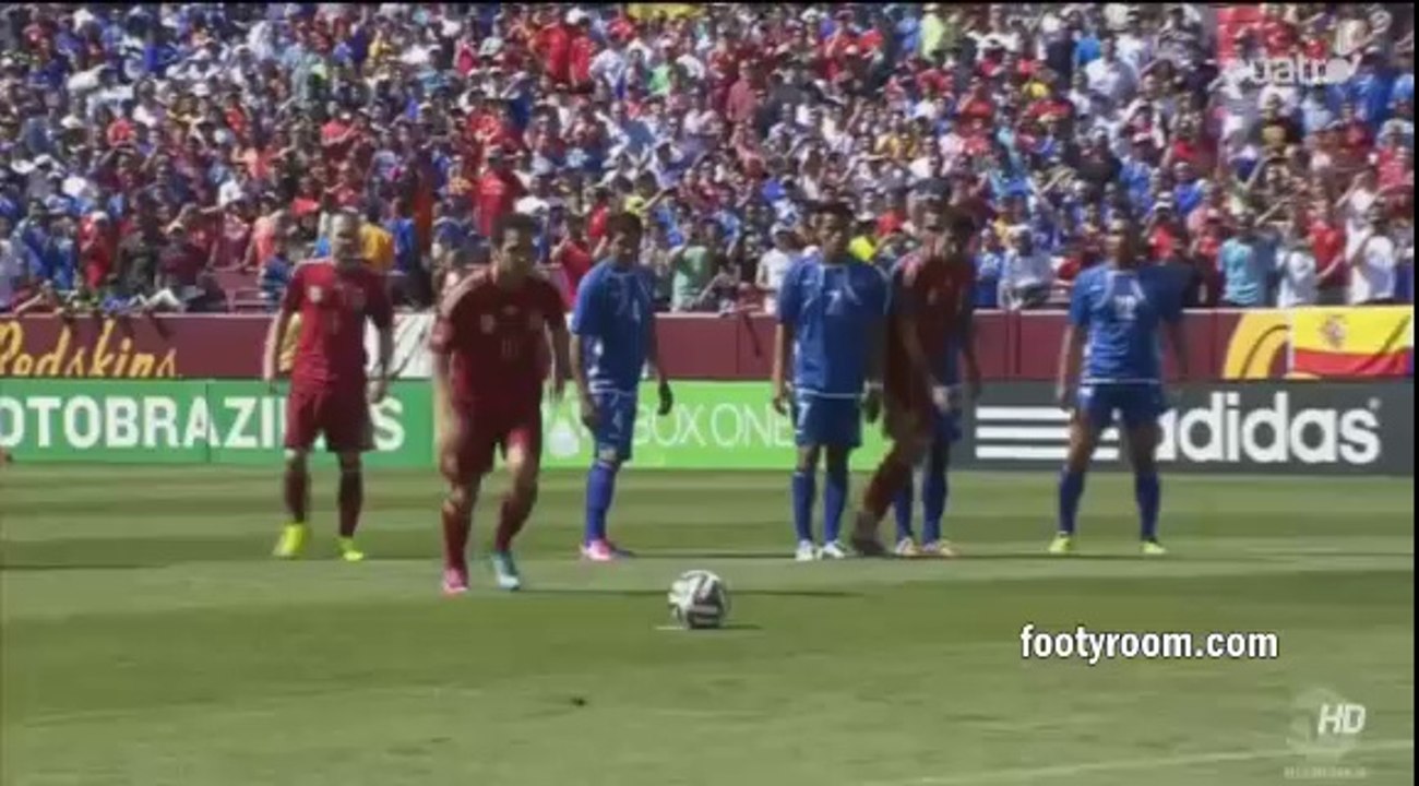 El Salvador 0-2 Spain Footyroom.com