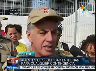 Afinan preparativos de seguridad pública en 12 ciudades brasileñas