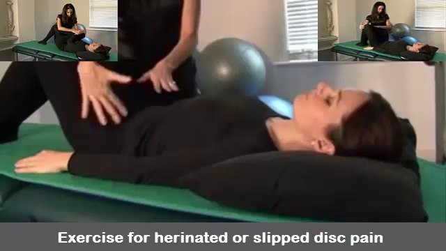 exercise for herinated or slipped disc pain
