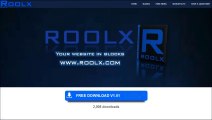 roolx create a website by drag and drop