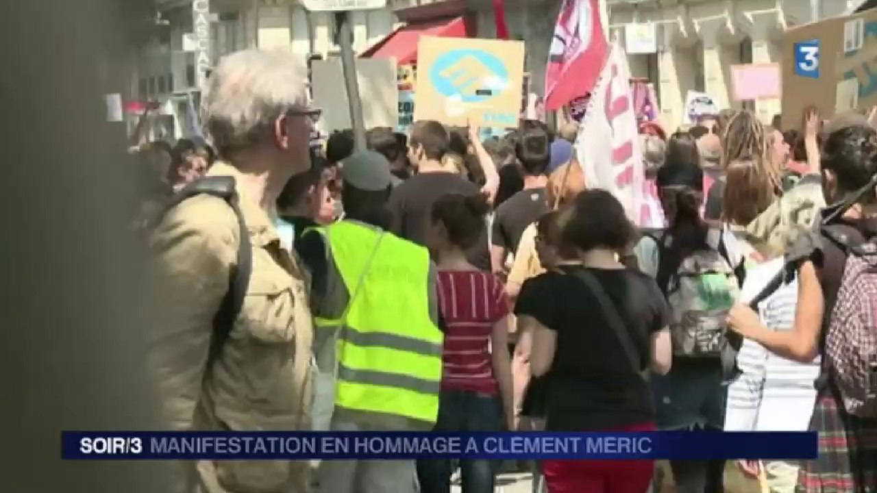 Manifestation en hommage à Clément Méric et con...