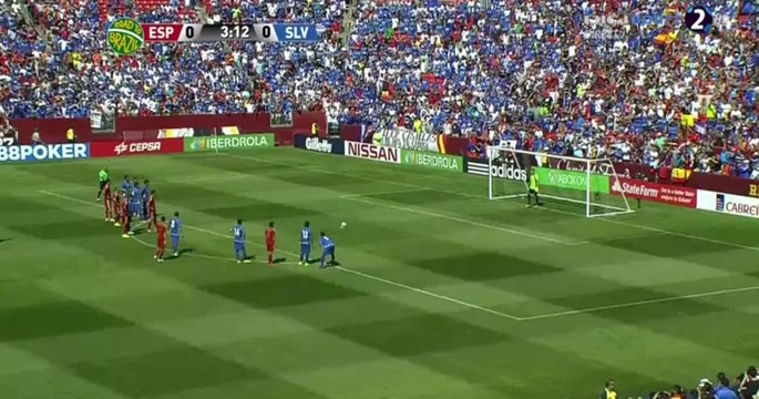 Cesc Fabregas Incredible Penalty Miss vs El Salvador