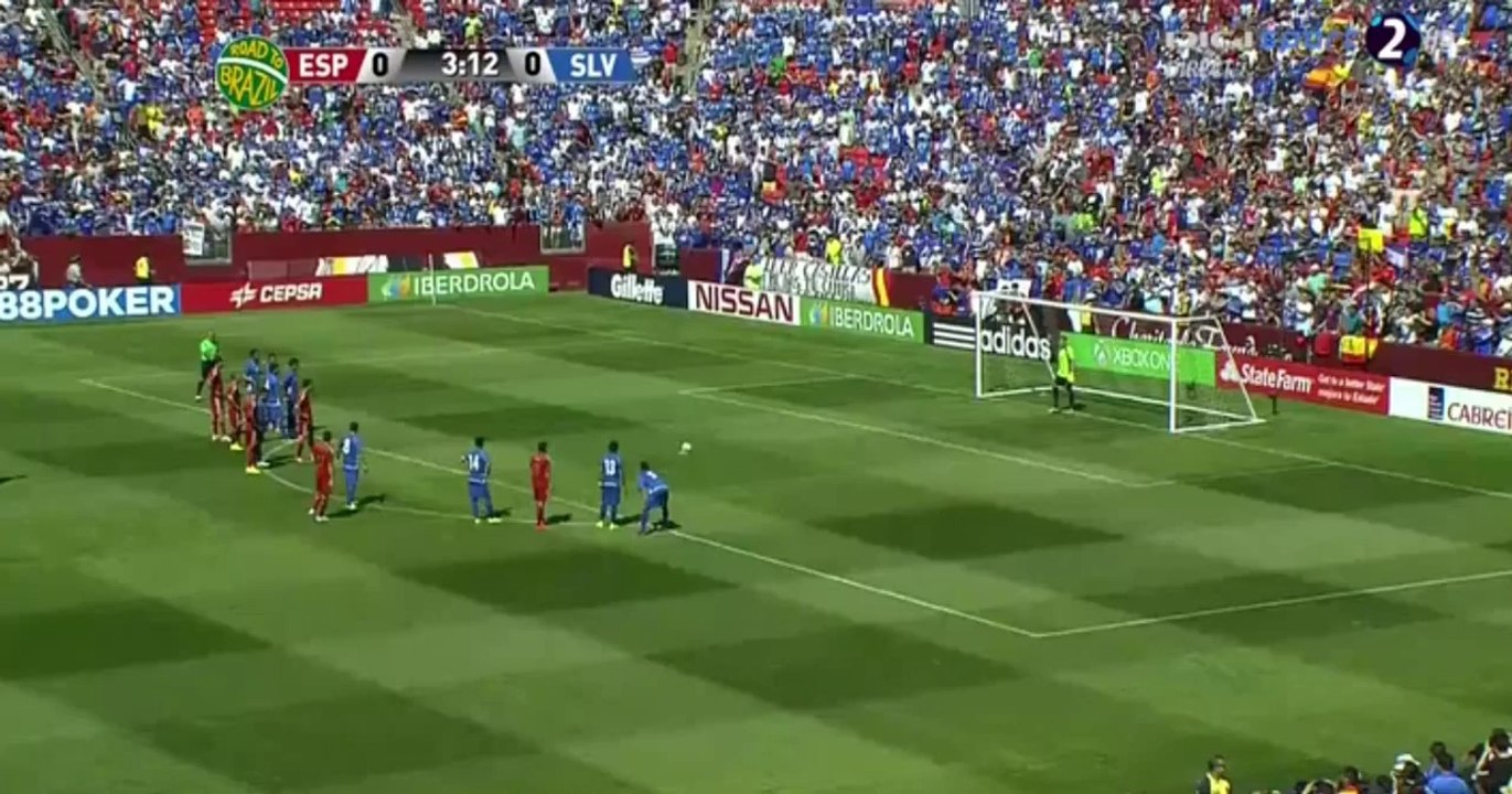 Cesc Fabregas Incredible Penalty Miss vs El Salvador