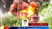 Dera Murad Jamali: NATO oil tankers were set on fire by unknown on National Highway