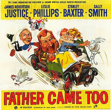 Father Came Too (1964) Comedy, James Robertson Justice, Leslie Phillips, Stanley Baxter