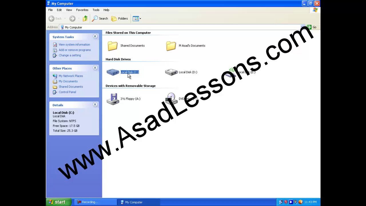 How Big is Your Hard Drive in Urdu and Hindi Lesson No 8