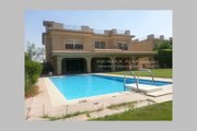 Relocation Katameya Heights Semi Furnished Villa with pool for rent