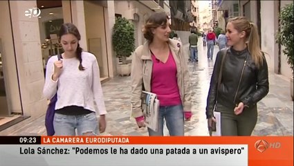 Entrevista Espejo Público a Lola Sánchez de PODEMOS