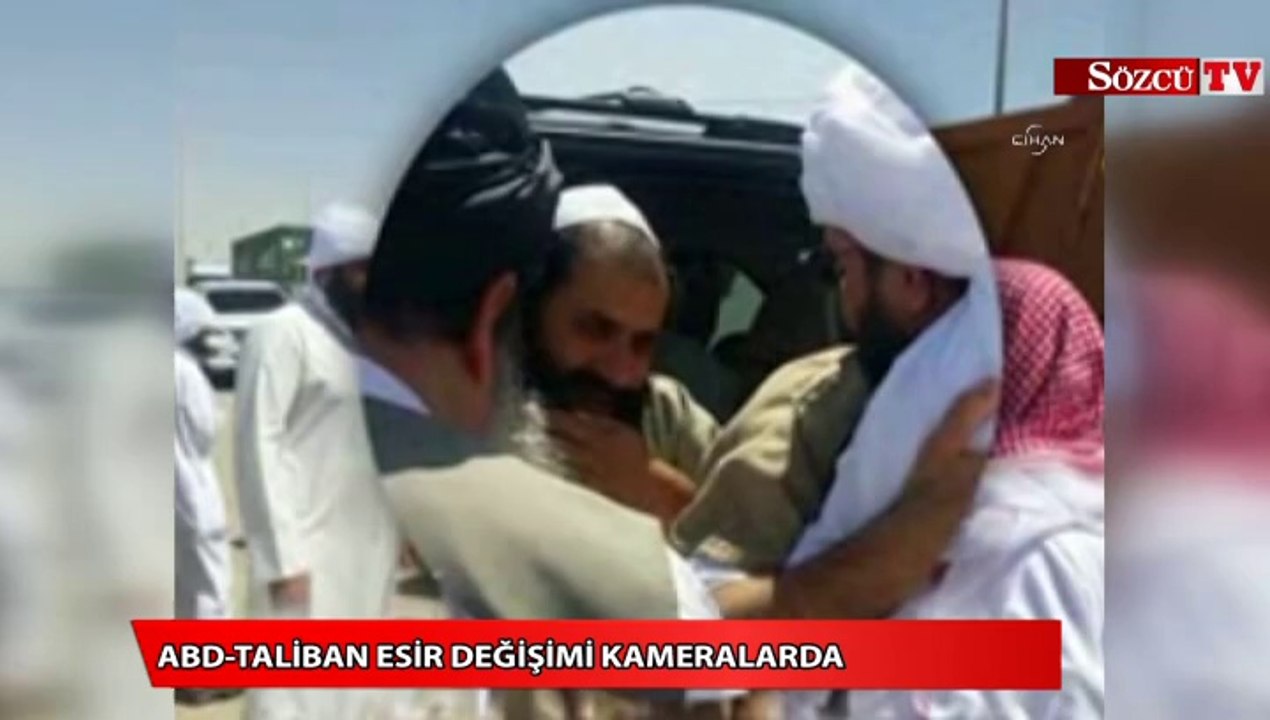 ABD-Taliban esir değişimi kameralarda