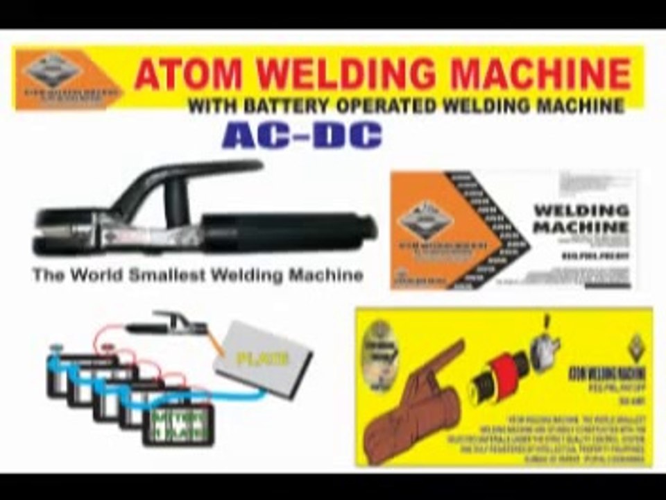 world smallest welding machine ever  new edition 2010