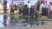Dunya News - Oil tanker torched in Nasirabad