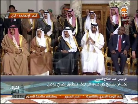 #صوت_الناس - كلمة الرئيس عبد الفتاح السيسي أثناء استلام السيسي السلطة من الرئيس السابق