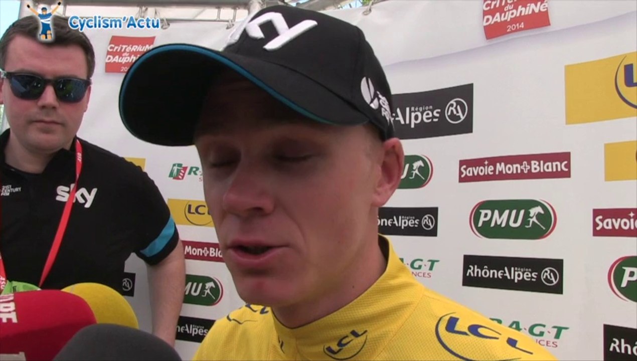 Christopher Froome remporte la 1e étape du Critérium du Dauphiné 2014