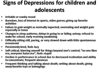 Child and Adolescent Depression and Social Work
