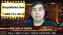 MLB Odds Detroit Tigers vs. Boston Red Sox Pick Prediction Preview 6-8-2014