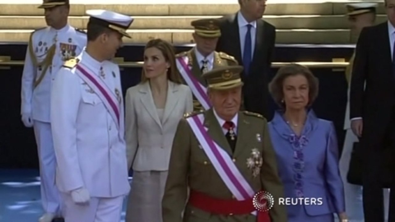 Spanish King's last formal appearance before abdication