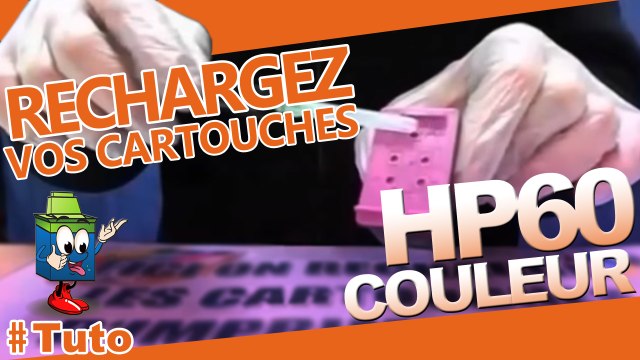 Comment recharger une cartouche couleur HP 60