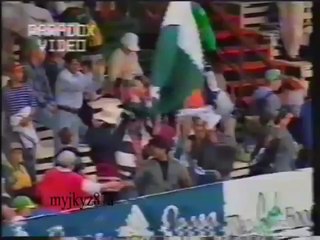 Afridi's yorker to stuart (Australian) in the Tri-Series 1996-97.