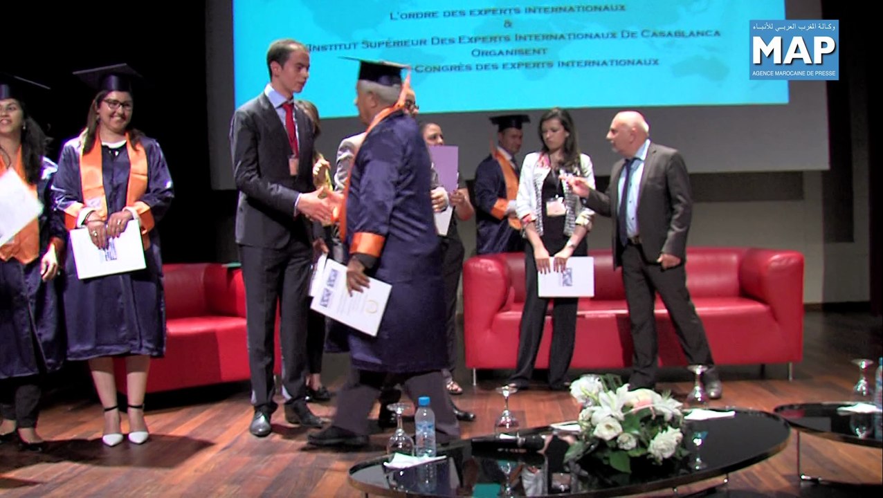 Remise des diplômes aux lauréats de la 1ère promotion d'experts internationaux marocains