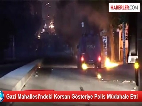 Gazi Mahallesi'nde Olaylı Lice Protestosu