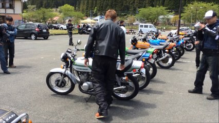 350ss エンジン掛け マッハ保存協会 ①