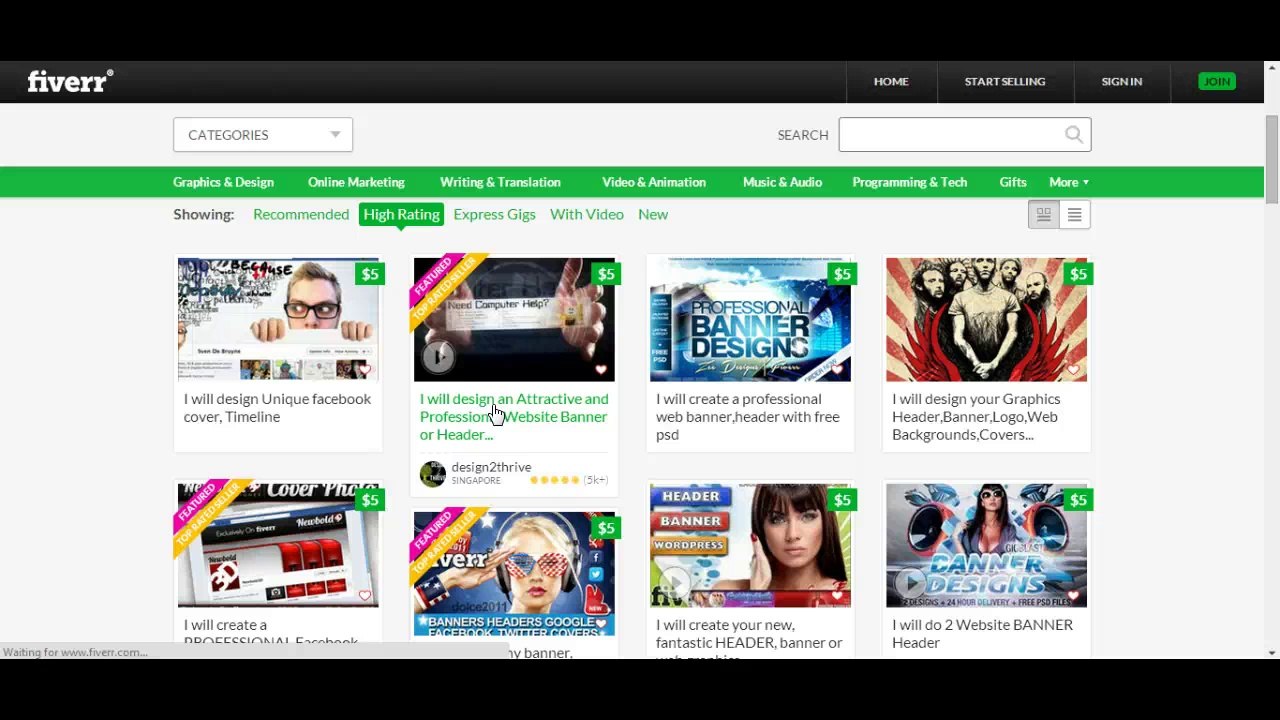 Creating A Website 6 Fiverr