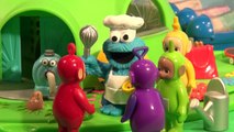 Play Doh Teletubbies and the Cookie Monster Chef , he makes them Healthy Food Choices for a Diet