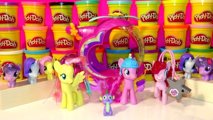 My Little Pony Play Pinkie Pie Play Doh Saddle and Play Doh Surprise Egg
