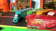 Pixar Cars, The Haulers, with Mack, Lightning , Chick Hicks, The King, and a NEW Hauler for the Cars