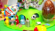 Kinder Egg Surprise Maxi with the Teletubbies and the Cookie Monster Chef and the Favorite Things