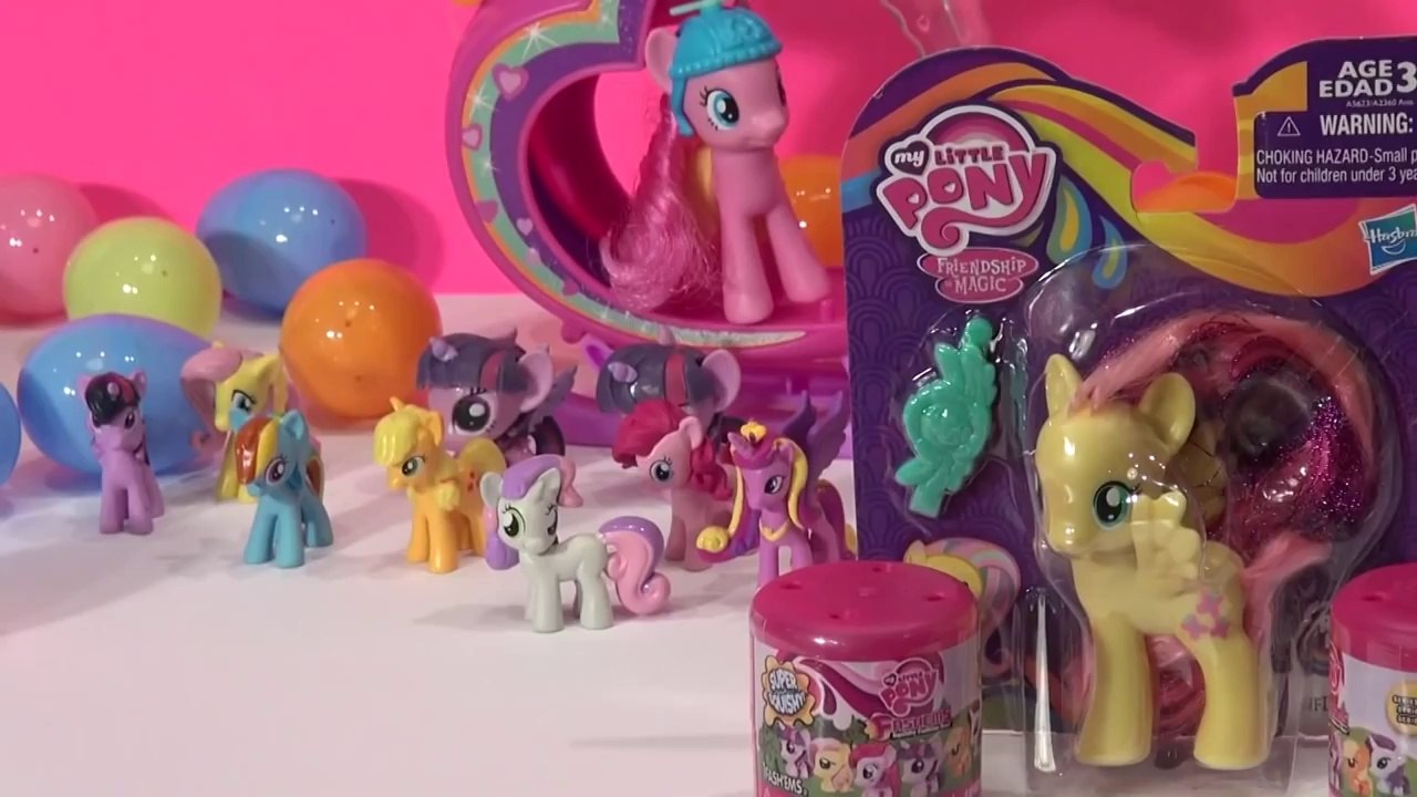My Little Pony, featuring Pinkie Pie Rainbow Helicopter, Fluttershy Rainbow Power and more Squishy F