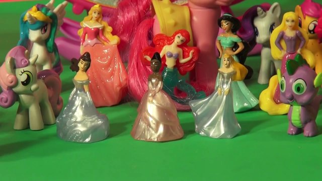 4 Play Doh Surprise Disney Eggs and 3 Disney Kinder Egg Surprises delivered by My Little Pony Pinkie