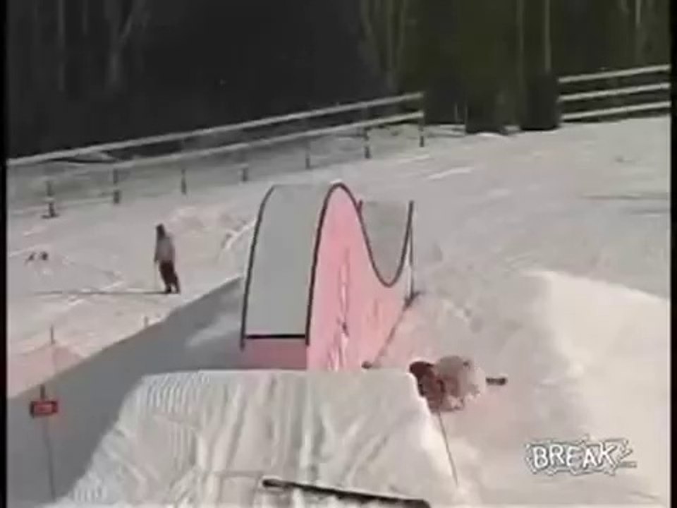 Fails - Backward Ski Jump Fail - Winter Fails