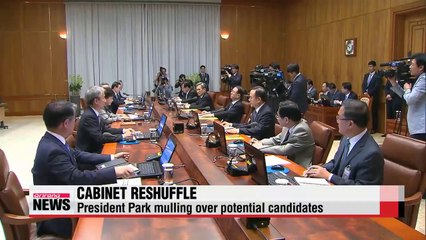 President Park to speed up Cabinet reshuffle